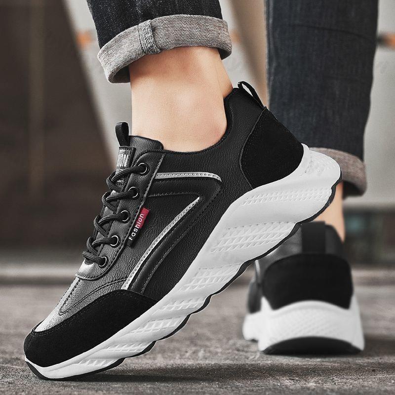 Mode 2025 Herbst Neu Nischendesign Lässige Sportschuhe mit dicker Sohle für Herren Low Top Bequem Modetrend Vielseitige Chunky-Sneaker