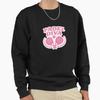 Unisex Cotton Sweater Pullover Hoodie Printed Sweater Padel Diva Pink Rackets Pullover Sweatshirt Casual Long Sleeve Sweatshirt