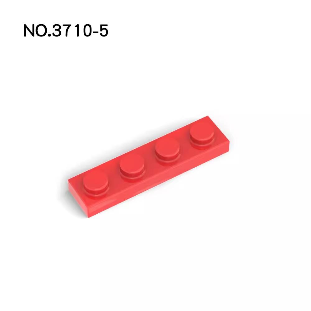 20Pcs MOC Compatible Assembles Particles Plate 3710 1x4 for Building Blocks Parts DIY Enlighten Bricks Educational Tech Toys