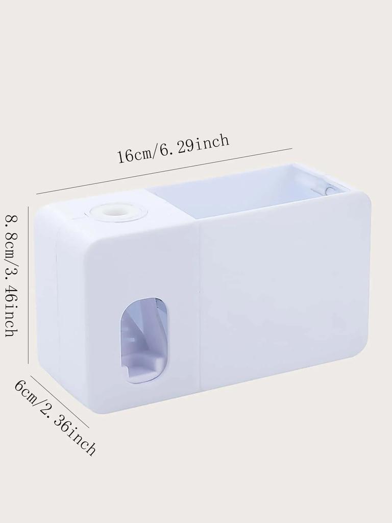 1 Pc - Fully Automatic Toothpaste Squeezing Machine, Toothbrush Holder