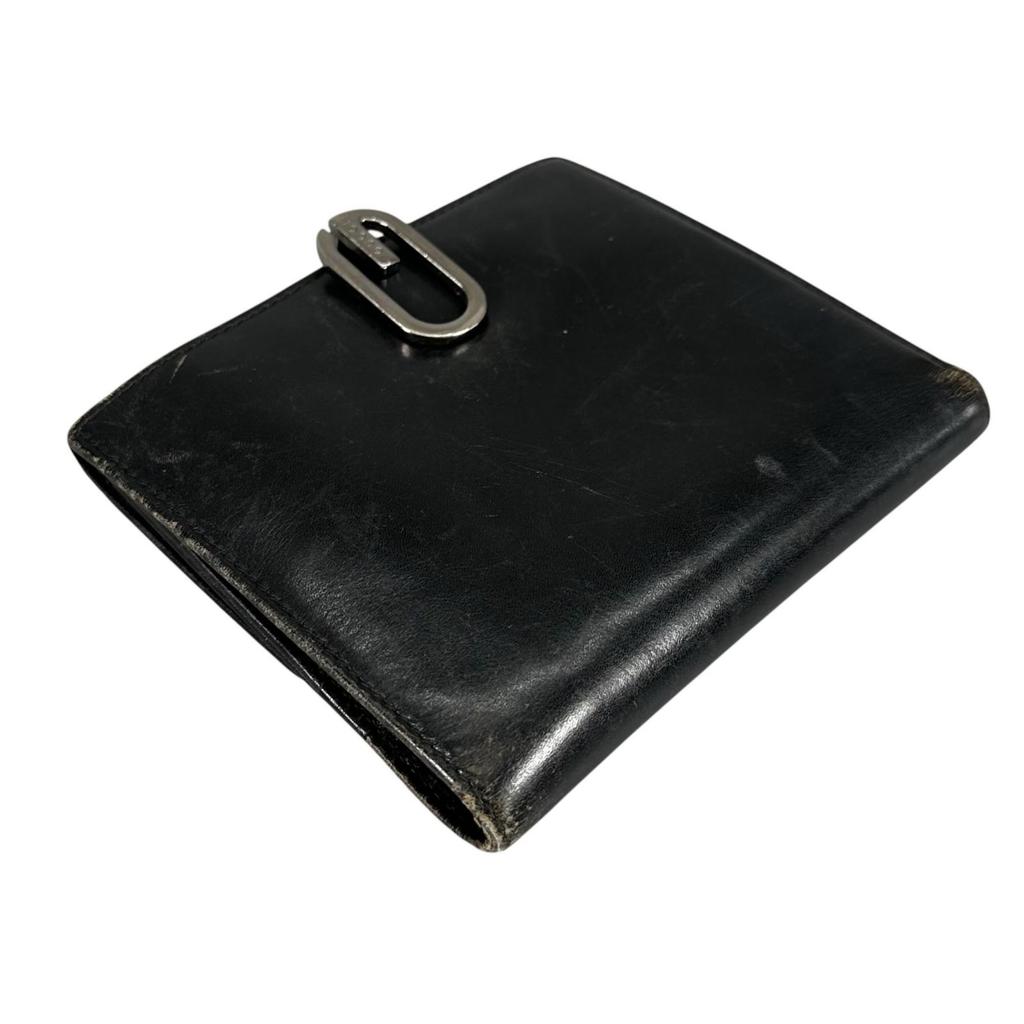 GUCCI Bifold Wallet black mens used