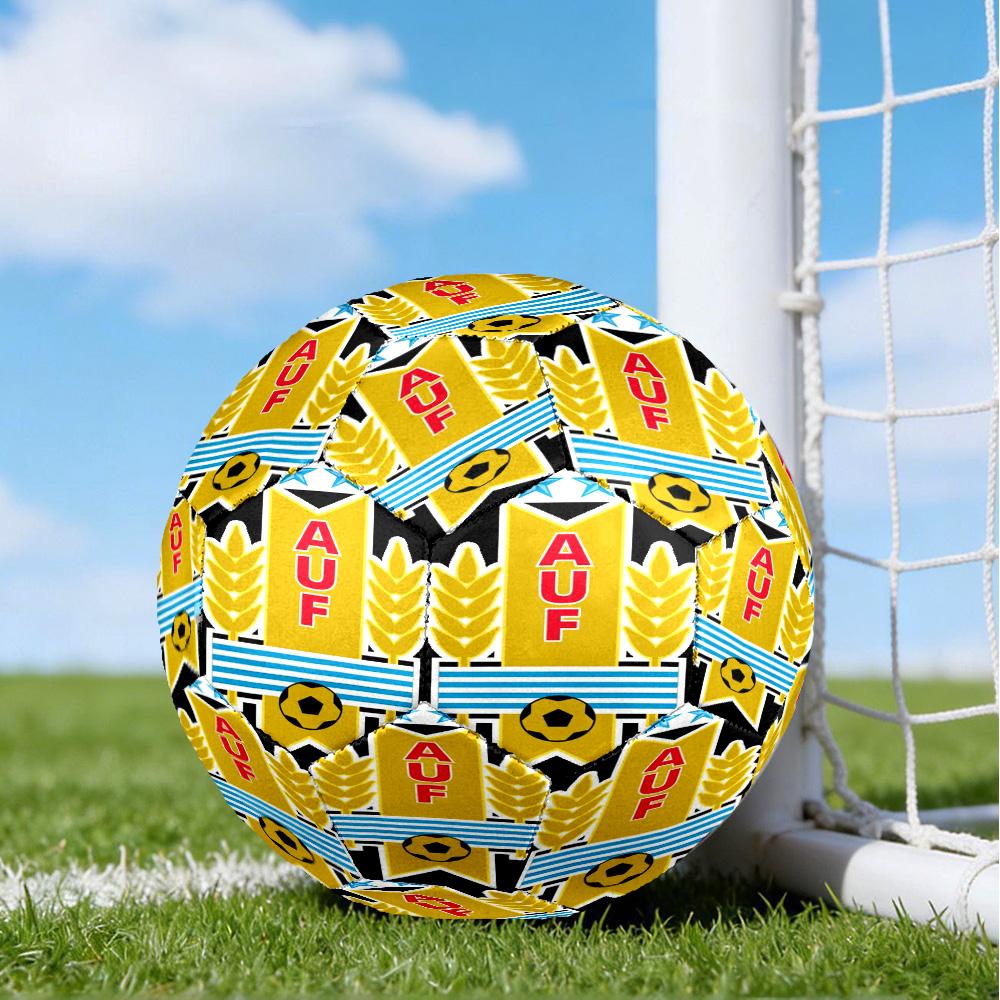 National Football Crest Printed Size 5 Soccer Balls, High-Quality, Anti-Slip, Protective Football, A Unique Gift , Birthdays, Christmas Gifts