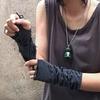 Luvas Sem Dedos Steampunk de Halloween para Homens e Mulheres Aquecedores de Braço Góticos Luvas Rasgadas para Cosplay Fantasia