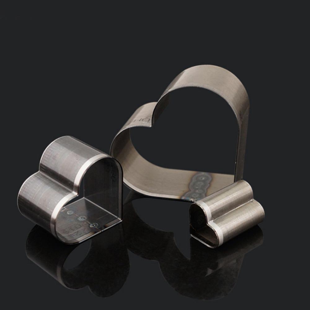3pcs Heart Shaped Leather Cutting Die Tool Steel Leather Craft Cutter Earring Jewelry Making