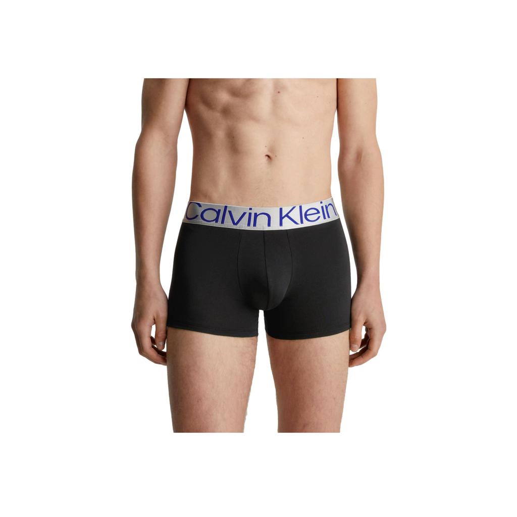 Calvin Klein Printed Letter Elastic Waist Boxer Briefs 3-Pack Men underwear Black 000NB3130A-GID