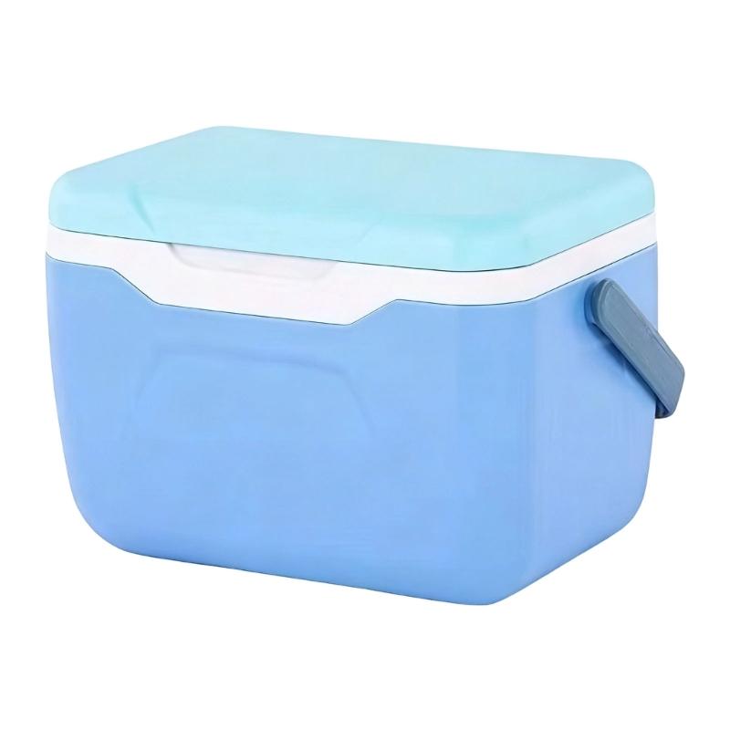 High Capacity Cooling Box Insulated Food Container Insulation Cooling Case Plastic Texture for Car Camping Outdoor