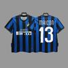 Inter Retro Jersey Football Jersey Classic Baggio Ronaldo Zanetti Figo Adriano Jersey