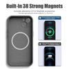 Origina Liquid Silicone Phone Cases For iPhone 17 12 13 11 16 17 Pro Max Air 14 15  For Magsafe Wireless Charger Protector Cover