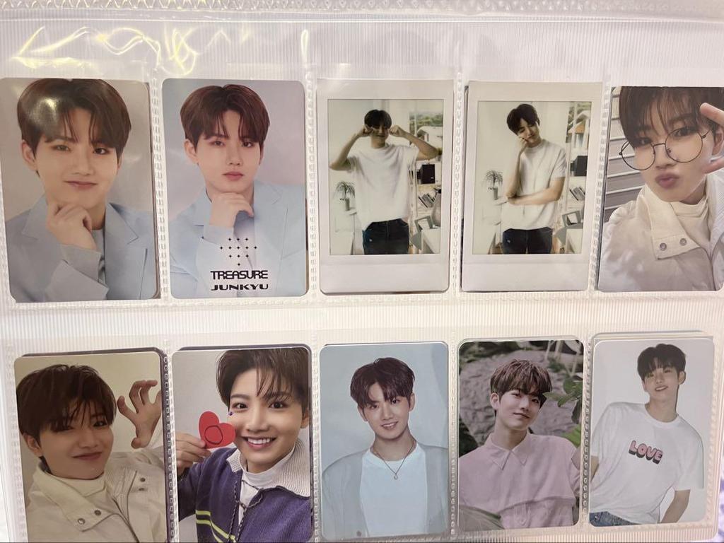 [USED] TREASURE Junkyu Trading Card Album Set Initial Fan Club Bonus Newsletter
