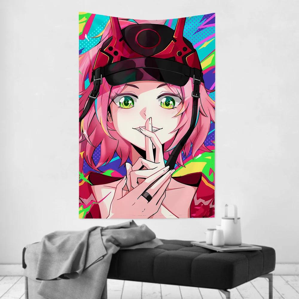 Rapa Animated Game Honkai Star Rail Tapestry Room Decor Wall Cloth Party Hanging Background Room Decor Baby Room