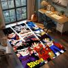 Tappeto Anime Dragon Ball Goku Tappeto Tappeto Grande Area Tappetino Pavimento Antiscivolo Lavabile Stanza Gamer Camera da Letto Decorazioni per la Casa -QJY