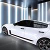 Car Tuning Carbon Fiber Car Body Side Decorative Strip Cover Trim Styling Decoration Molding For Kia Stinger 2018-