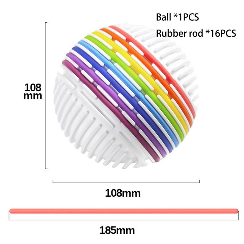 Farberkennung Sensorische Aktivitätsball Montessori Spielzeug Entspannend Stressfarbige Silikonstange Feinmotorik Reise Spielzeug Geschenk Kind Junge