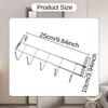 10Pcs Over The Door Hooks Storage Heavy Duty for Hanging Clothes Coats