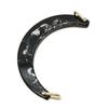 Luxury Resin Women's Bag Handle U-Shaped Semi-circular Handbag Handles Acrylic with Square Buckle Tote Grip DIY Replacement