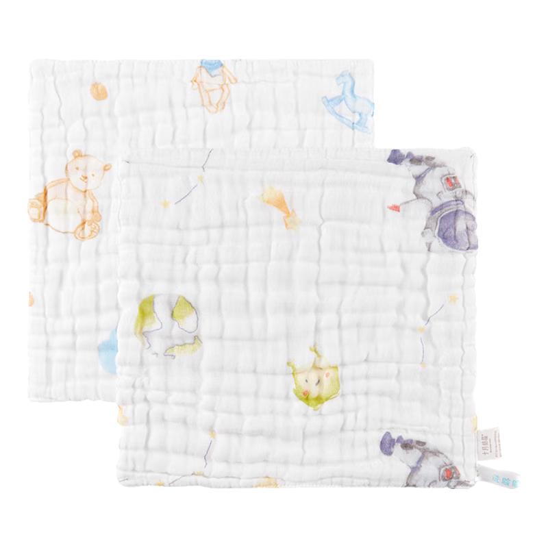 

ShyueCryst Набор детских 6-слойных марлевых полотенец и носовых платков из чистого хлопка