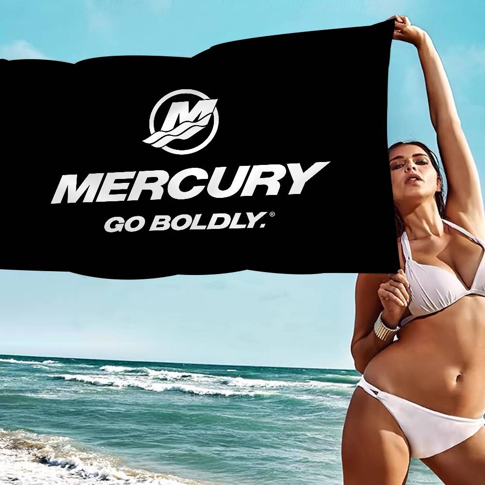 Mercury Racing Anime Beach Swimming Towel Soft Absorbent Washcloth Children's Gifts for Kids Travel Camping Gym