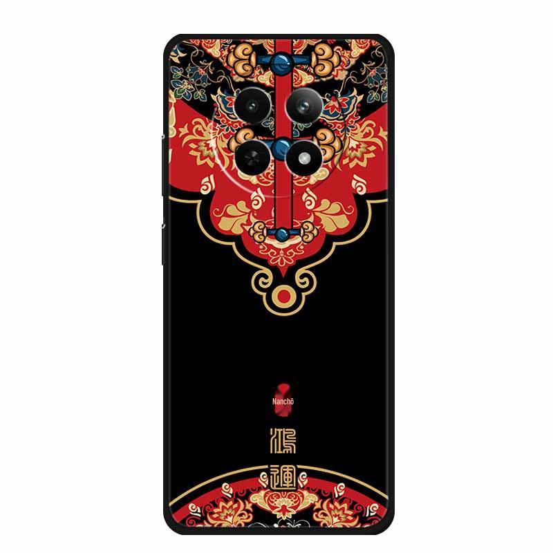 Embossed Textured Colored Soft Case for Realme 12 5G Phone