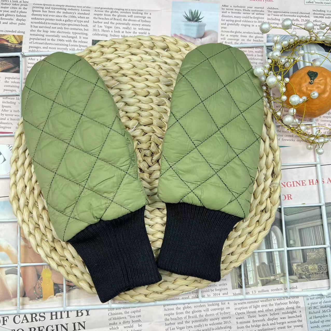 

Перчатки женские флисовые утолщенные ветрозащитные теплые варежки для активного отдыха на открытом воздухе лыжные перчатки для верховой езды для студентов One Size светло-зеленый