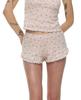 UNDERTHING Baby Rose Loungewear Shorts_Floral Pattern