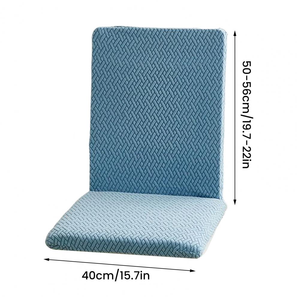 Dining Chair Cover Stretchy Jacquard Chair Cover with Seat Cushion Removable Washable Slipcover Chair Protector for Home