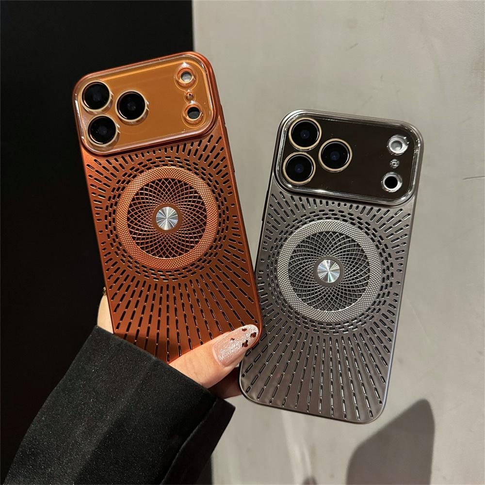 Cooling Phone Case with Camera Protective for Apple IPhone 17 Air 16 Plus 16 14 13 12 Pro Max Magnetic Heat Dissipation