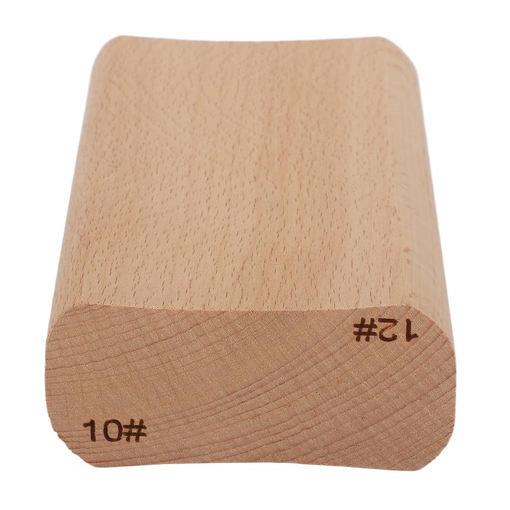 Wood Radius Sanding Block Luthier Tool for Guitar Fretboard Fingerboard Fret Leveling 10 and 12