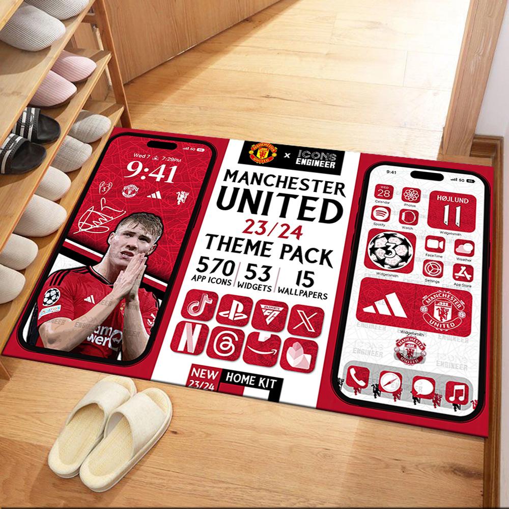 Manchester Floor Rug Office Rug Perfect For Kitchen Bedrooms Game Room Entryway Antislip Rug Decorate Offices Best For Christmas