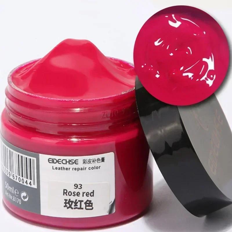 50ML Lederreparaturwerkzeug Autositz Sofa Mäntel Ohne Hitze Flüssigleder Vinyl-Restaurator Löcher Kratzer Risse Risse Polieren Lackpflege