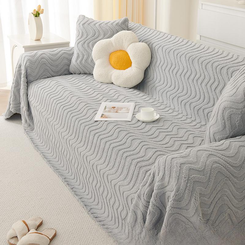 

Ткань для чехла на диван, высококачественная французская кремовая ткань, бежевая, нескользящая, не царапающая, плюшевая, универсальное, универсальное полотенце 180*200