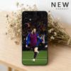 Fútbol L-Lionel m-Messi 10 Funda para Teléfono Para Samsung S26,25,24,23,22,30,21,10,9,Ultra,Plus,Lite Negra Suave