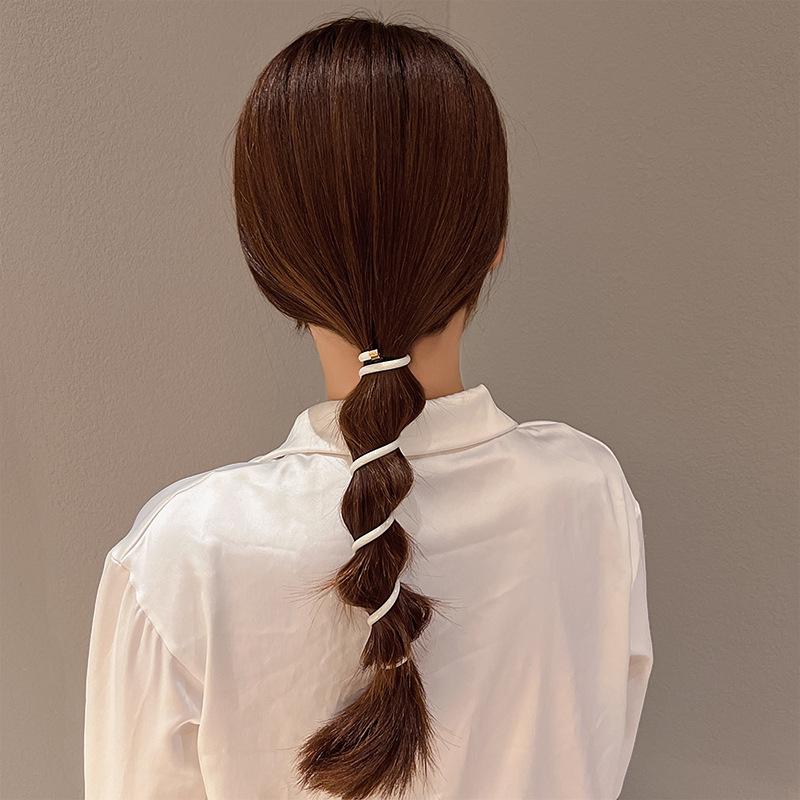Japanese Minimalist Braided Hair Tie - Light Luxury Women’s Ponytail Band