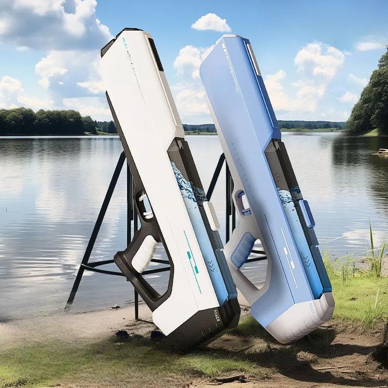 Powerful Squirt Automatic Water Suction Water Blasters for Kids Gift Large Electric Gun Laser Water Night Water Gun for Adults