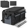 Foldable Car Trunk Organizer Box Waterproof Storage Bin SUV Sedan Hatchback 60L Oxford Fabric Cargo
