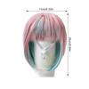 Long Hair Blue Pink Wig Colorful Dog Headwear Universal Dog Cat Costume Wig  Party Dress Up