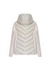 Giacca da Donna Autunno/Inverno 2025 Dimagrante con Cappuccio Stile College in Cotone - Europea