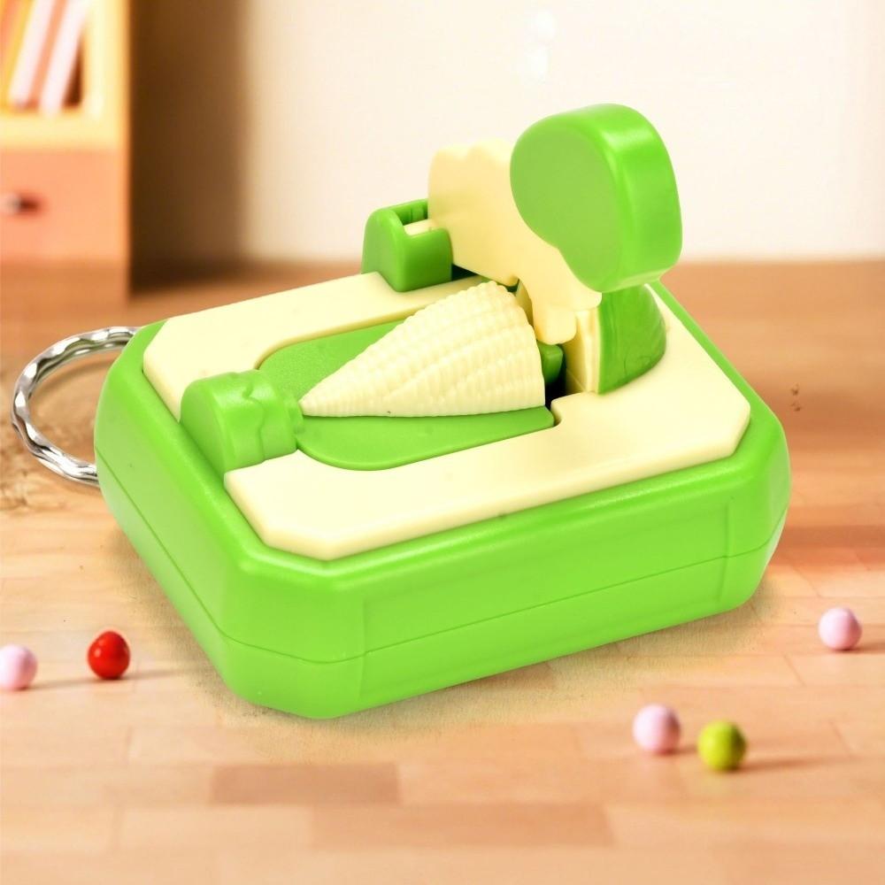 Cute Mini Cutting Carrot Keychain Plastic Material Simulated Vegetable Pendant Schoolbag Style G