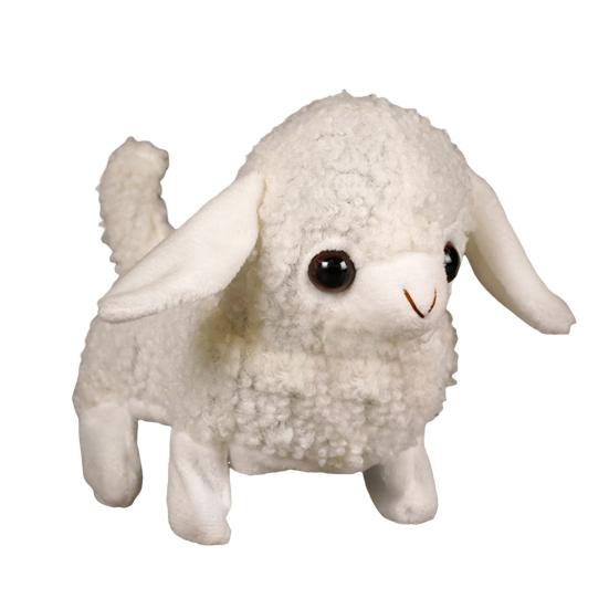 Kids Electric Plush Animal Toy Walking Interactive Robot Elephant Sheep Alpaca Panda Plushie Toy Toddlers Educational Simulation Animal Toy