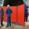 VEVOR Welding Screen with Frame, 1.8 x 1.8 m 3 Panel Welding Curtain Screens