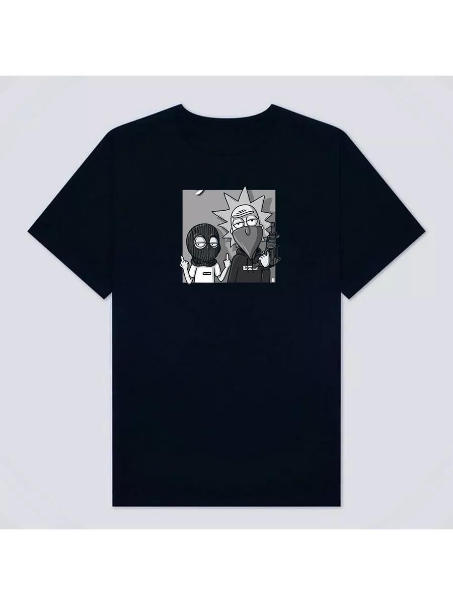 T-shirt with print Rick and Morty Underground 4XL