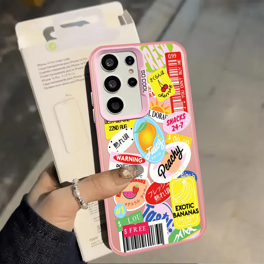Fruit Pattern Phone Cover Case for Samsung Galaxy A17 A20s A21s A23 A31 A26 A15 A16 A13 A14 A12 A24 A25 A35 A34