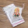 100pcs 4 X4cm New Luxury Brand Jewelry Pearl Powder Paper Display Earring Cards, Earrings, Earring Packaging Label Cards