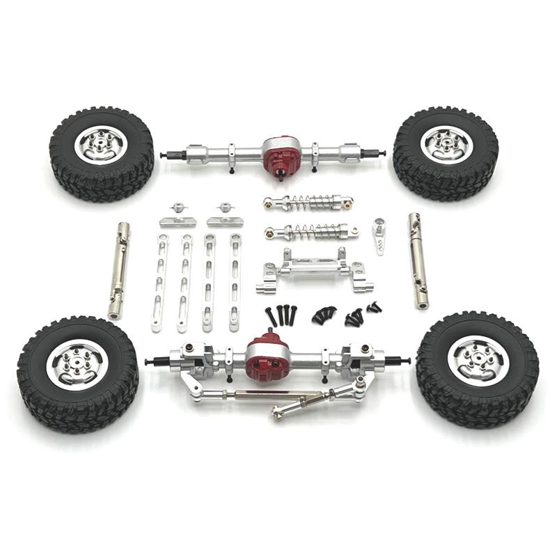 Mangniu MN82 Remote Control Car Metal Upgrade Kit for Parts Replacement