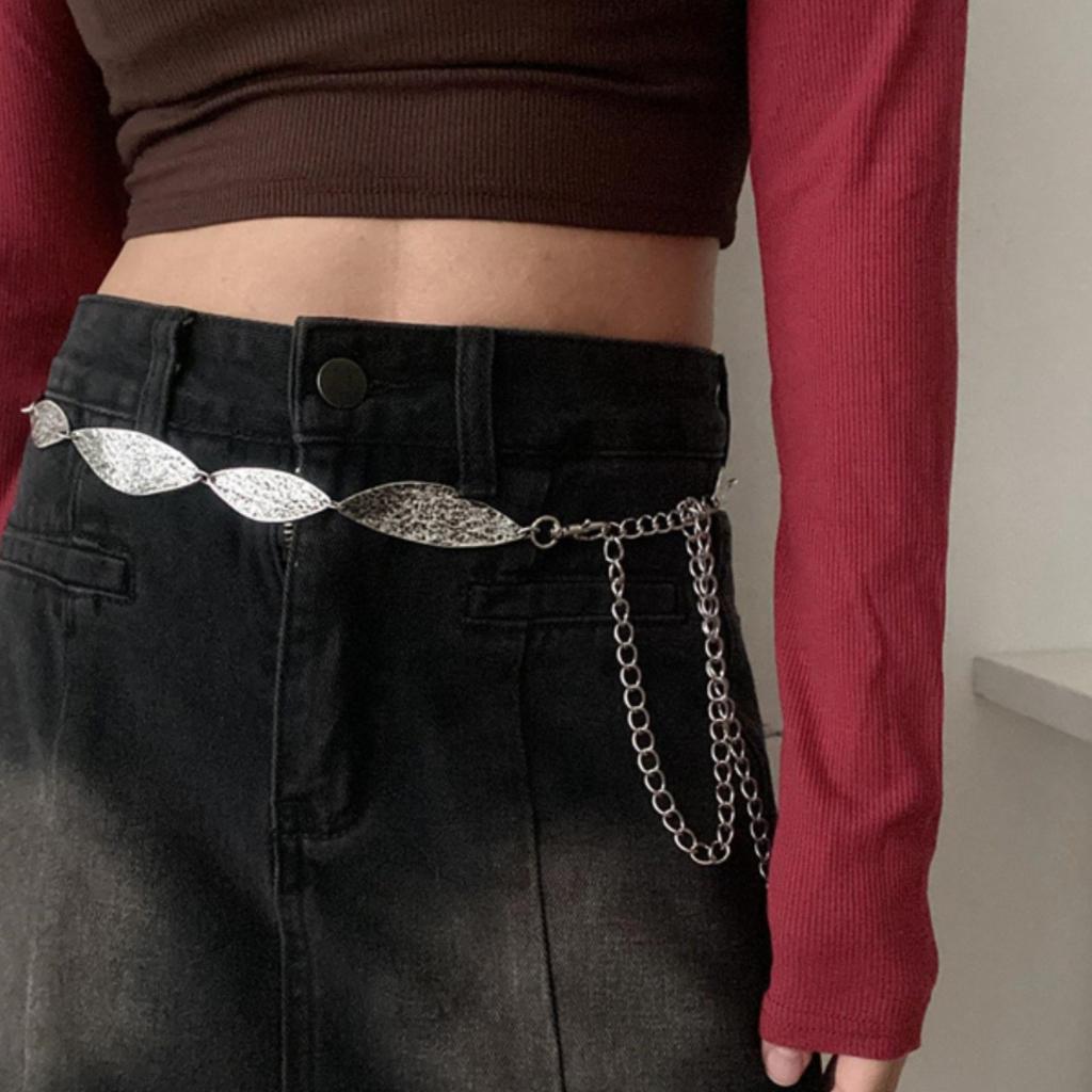 Waist Chain Accessories Simple With Skirt High-End Jeans Decoration Spice Girl Dress Metal Belt Summer
