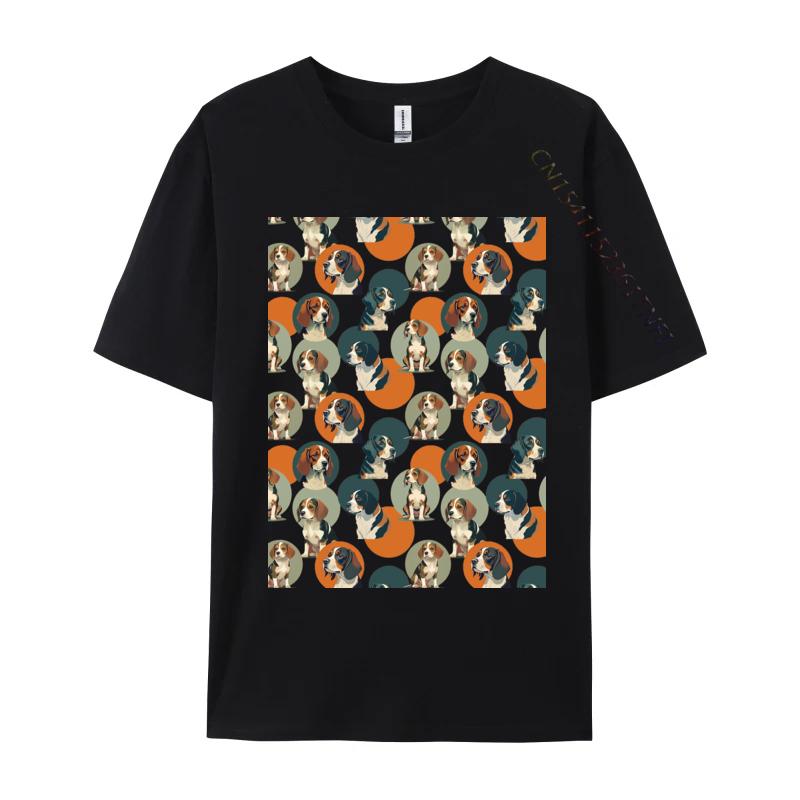 Beagle Dog Tshirt Funny Adult Tee Premium Cotton Young TShirt Classic TShirt Hiphop Streetwear Basic