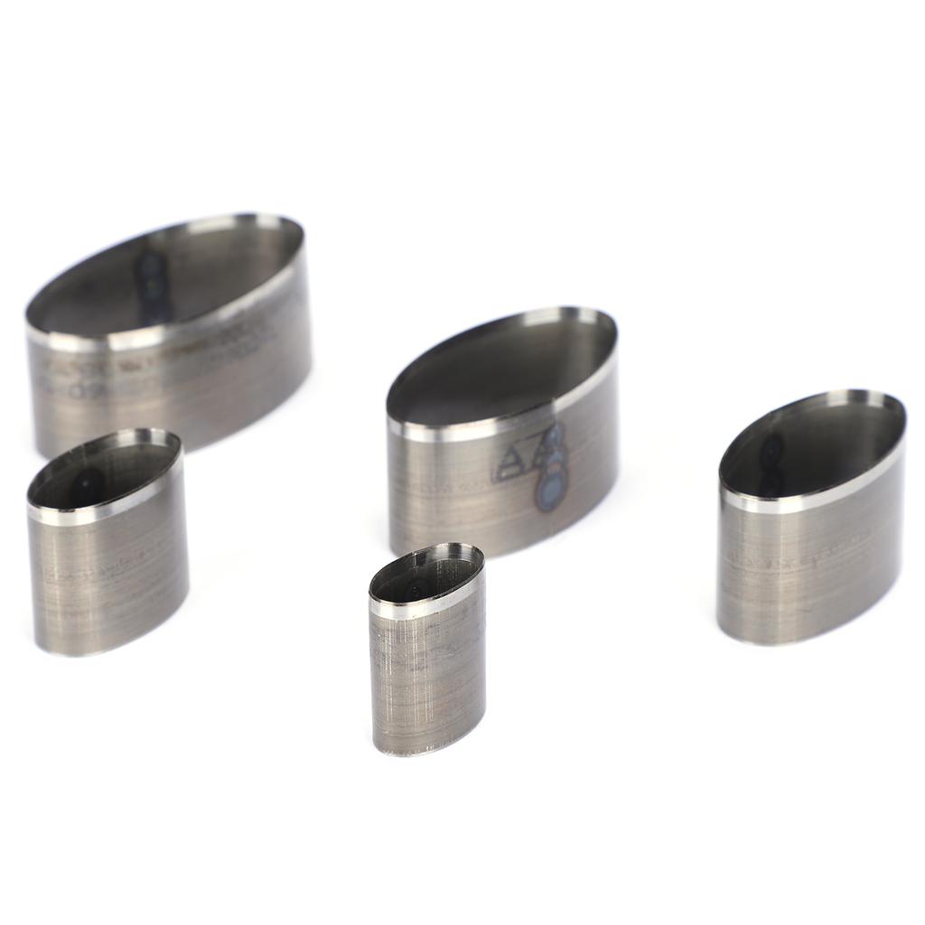 5 szt. zestaw wykrojników do skóry, wydrążone owalne formy do cięcia, ręcznie robione narzędzia DIY