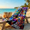 Roblox Personalized Text Beach Towel Quick-Dry Soft Microfiber For Beach Bathroom Outdoor Swimming Pool Camping Picnic Yoga Diving Vacation Accessorie