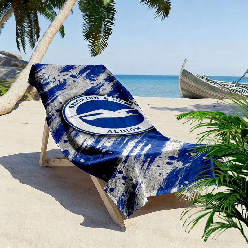 Asciugamano da Spiaggia Brighton & Hove Albion, Asciugamano Grande Morbido Asciugatura Rapida per Spiaggia Campeggio Nuoto