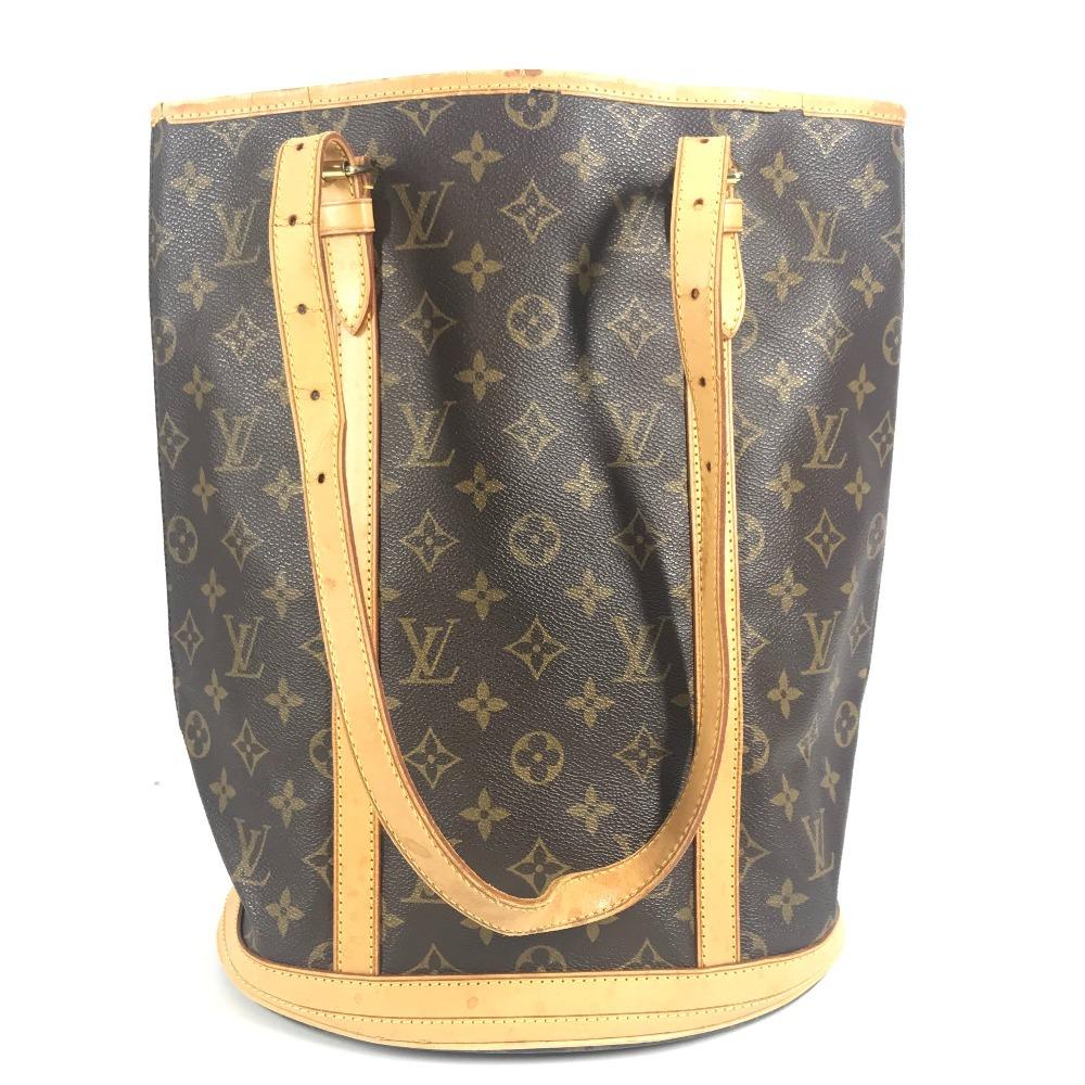 Louis Vuitton M42236 Bolsa Tote Ombro Monogram Bucket GM Marrom