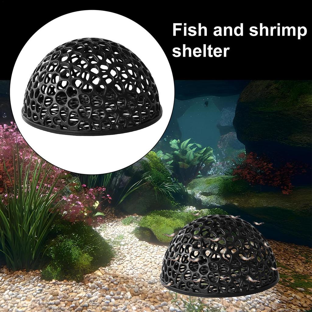 Aquarium Shrimp House Cave Mini Porous Betta House Fish Hiding Spots Shrimp Shelter Shrimp Breeding Nest For Aquatic Decoration